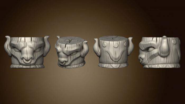 3D model Swamp Totem Bull (STL)