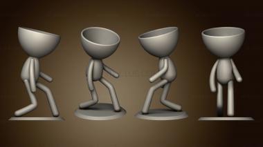 3D model Vaso Dancarino 02 (STL)