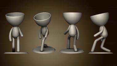 3D model Vasos dancarinos 02 (STL)