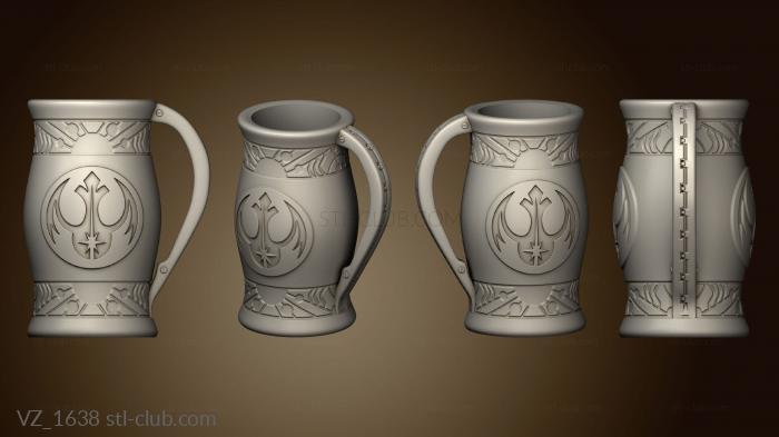 3D model Mug Rebel Alliance (STL)