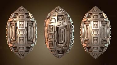 3D модель Мяч в стиле ацтеков (STL)