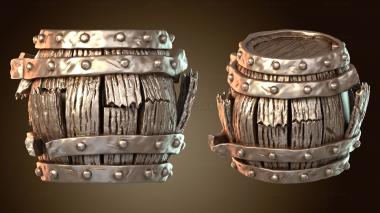 3D модель Стойка-бочка (STL)