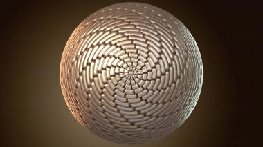 3D модель Яркие безделушки и рождественские украшения (STL)