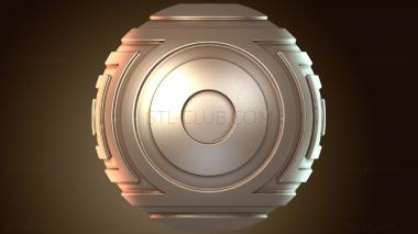 3D модель Рождественские безделушки и золото (STL)