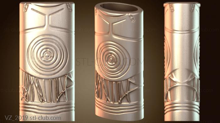 Вазы Кейс Bic и зажигалка Starwars C3PO