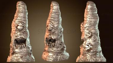 3D модель Пещера с разбросанным ландшафтом Древняя (STL)