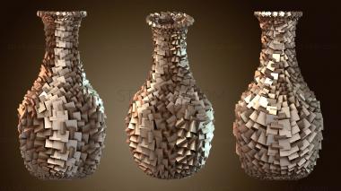 3D мадэль Ваза в стиле кубизма Fem Pop (STL)