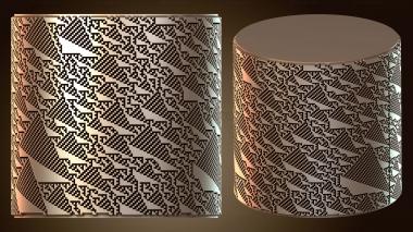 3D модель Цилиндр Текстурированный (STL)