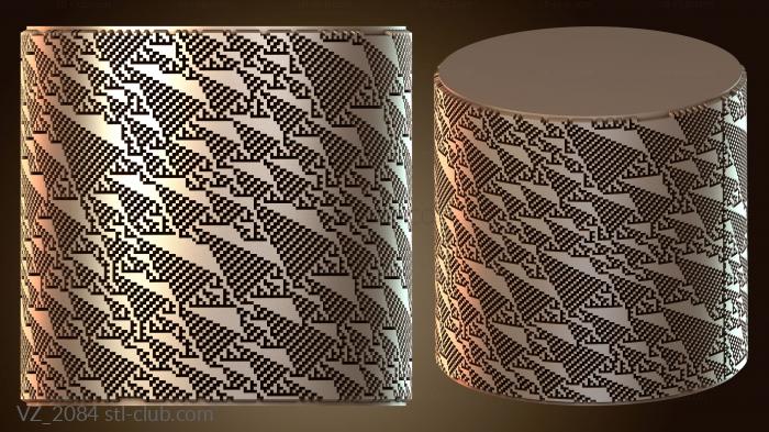 Вазы Cylinder Vase Carved