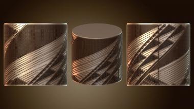 3D model Cylinder Rough (STL)