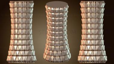 3D модель Ваза Граненая Широкая (STL)