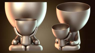 3D model Hydroponic Seed Starter Vase (STL)