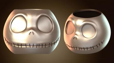 3D модель Джек Скеллингтон Баскет А (STL)