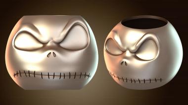 3D модель Джек Скеллингтон Баскет С (STL)