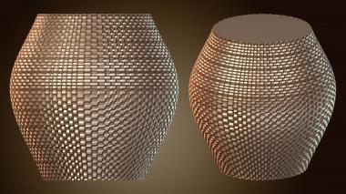 3D model Lamp Knurled Vase (STL)