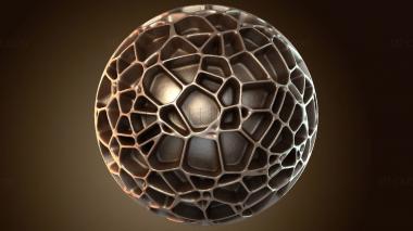 3D модель Светодиодная лампа грибовидной формы (STL)