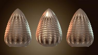 3D мадэль Светодиодная лампа Pine Cone (STL)