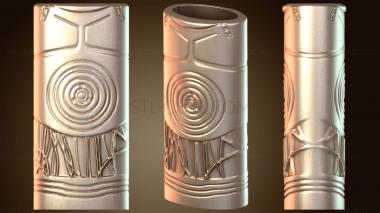 3D model Lighter Case Starwars C3PO (STL)