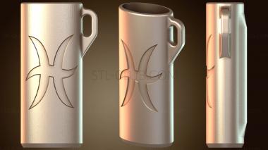 3D мадэль Магнитный чехол-ключ Рыбы (STL)