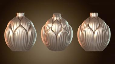 3D model Open Vase Blooming Mode Bold (STL)