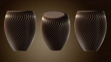 3D модель Параметрическая ваза Twist (STL)