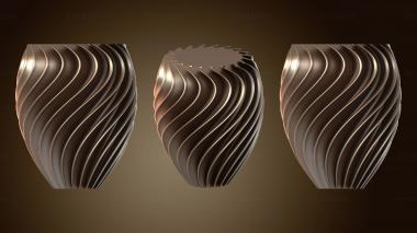 3D model Parametric Twist Vase Spiral (STL)