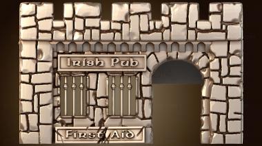 3D модель Патрик Дэй Паб (STL)