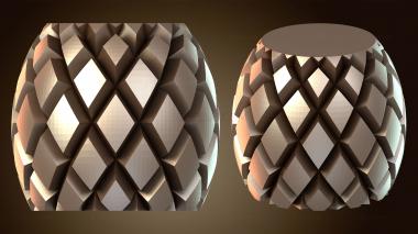 3D модель Ваза в виде ананаса (STL)