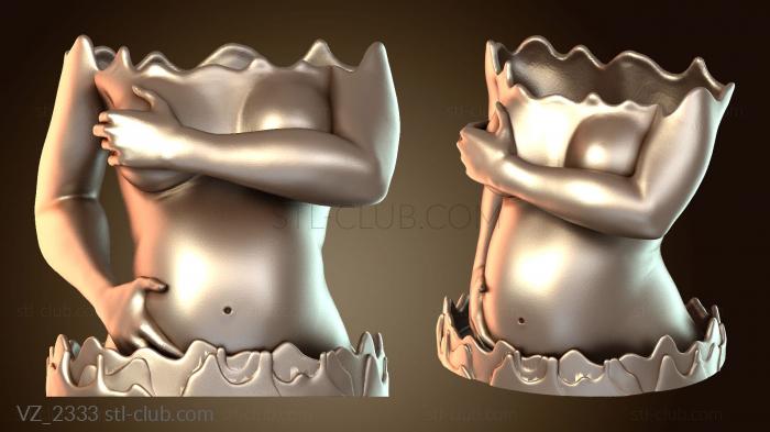 Ваза-труба «Беременное божество»