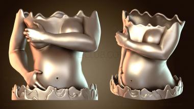 3D model Pregnant Deity Vase Pipe (STL)