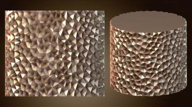 3D model Pyrite Voronoi Pot (STL)