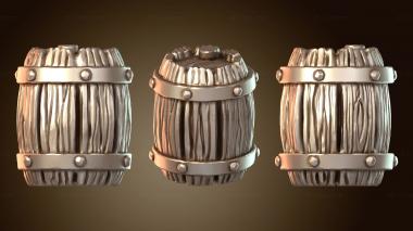 3D model Scarlet Crusade Barrel Small (STL)
