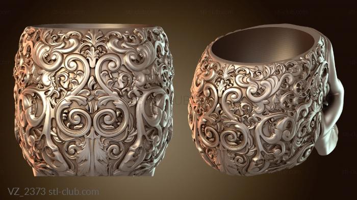 Вазы Череп-плантатор глубокая