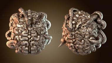 3D модель Телепатический отдых мозга (STL)