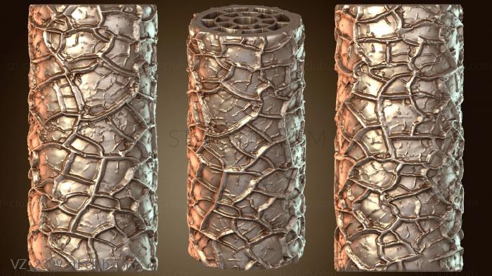 Вазы Текстурный валик с трещинами на земле