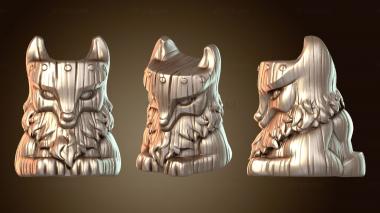 3D мадэль Тотемный волк (STL)