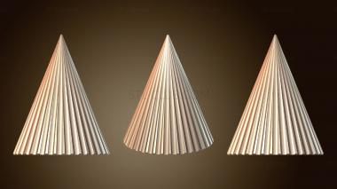 3D мадэль Деревья с зубчатыми краями (STL)