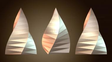 3D модель Ваза Конус Детализированный (STL)