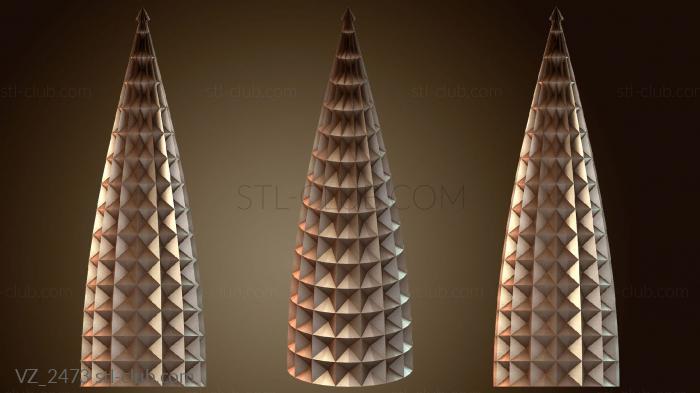 Вазы Ваза Конусообразная Закругленная