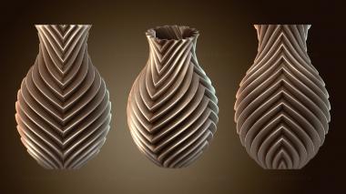 3D модель Ваза Крест Спираль (STL)