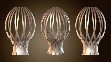 3D модель Ваза Diamond Cage (STL)