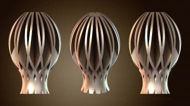 3D модель Ваза с бриллиантовой огранкой (STL)