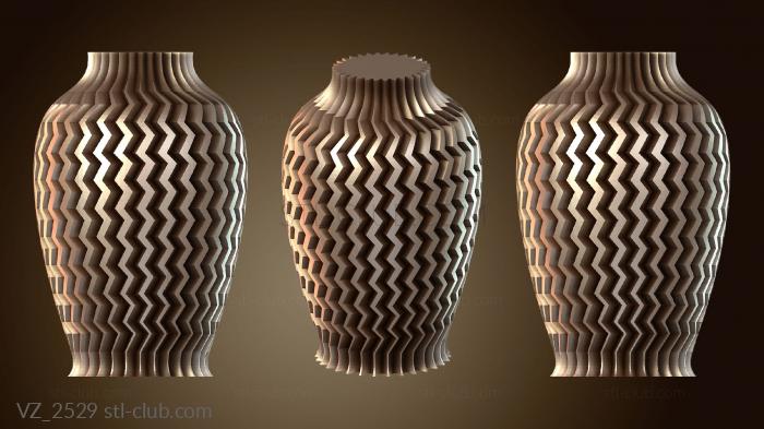 Вазы Vase Zigzag Slim