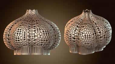 3D model Voronoi Bulbasaur Bulb (STL)