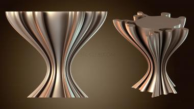 3D модель Волнистая чашка (STL)