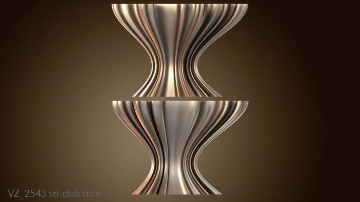 Вазы Wavy Cup Glossy