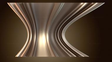 3D модель Волнистая чашка высокая (STL)