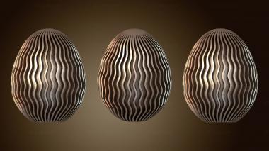 3D модель Волнистое яйцо (STL)
