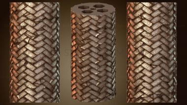 3D model Worn Stone Interlock (STL)