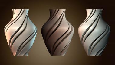 3D модель Ваза из витой ленты (STL)